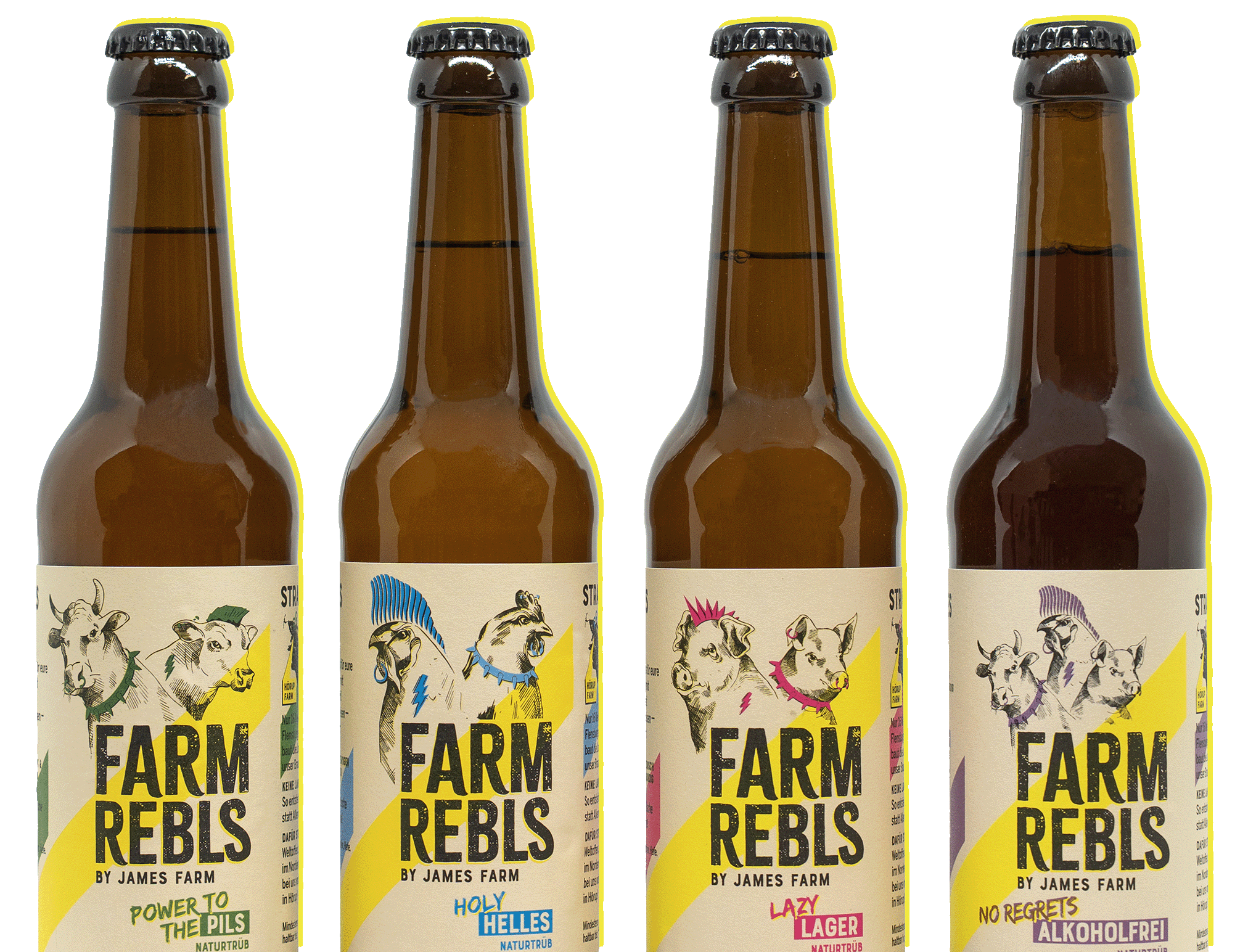 Farm-Rebls-Bierflaschen